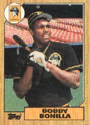 1987 Topps Baseball Cards      184     Bobby Bonilla RC